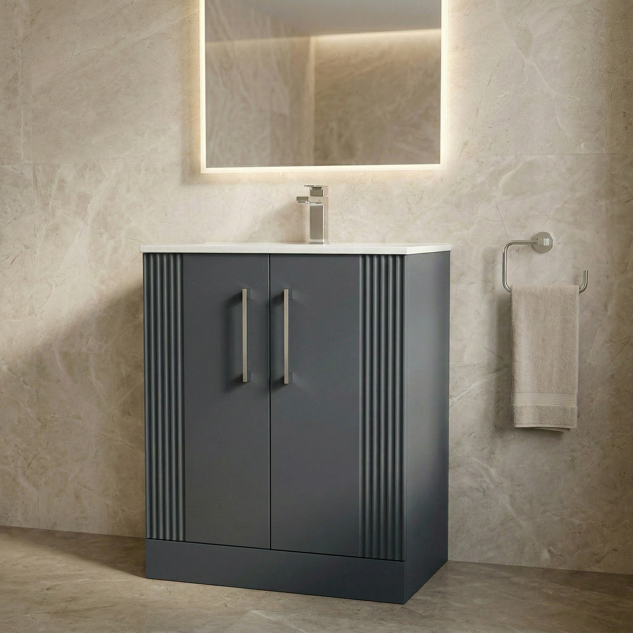 Deco 500mm Floor Standing 2-Door Unit
