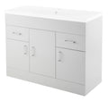 Eden Floor Standing 3 Door 2 Drawer Vanity Cabinet 1000mm