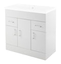Eden Floor Standing 3 Door 2 Drawer Vanity Cabinet 800mm