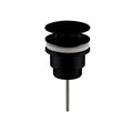 Nuie Matt Black Push Button Slotted Basin Waste