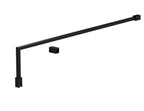 Nuie Matt Black Wetroom Screen Support Arm