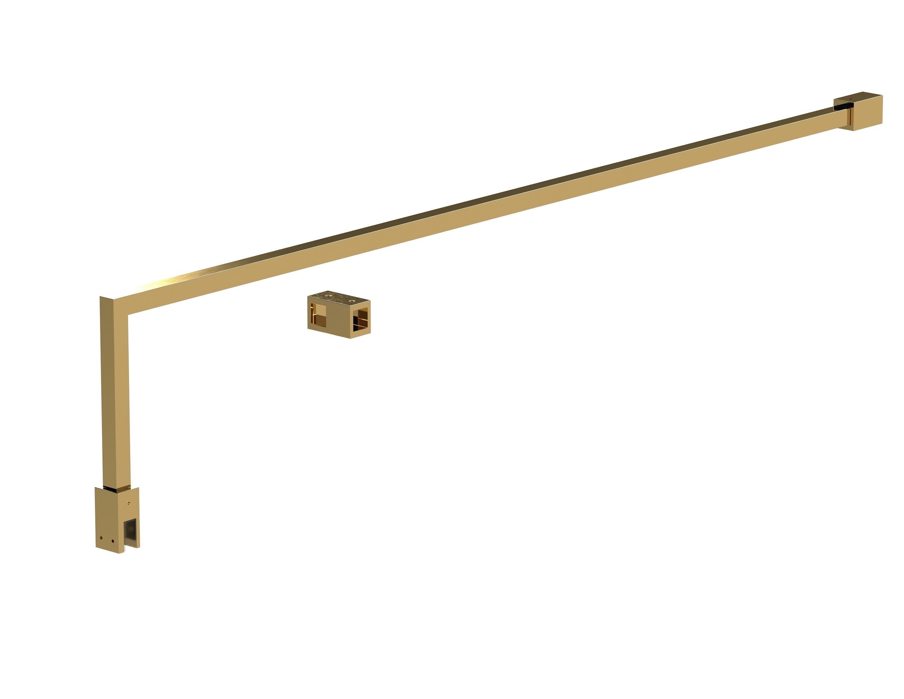 Nuie Brushed Brass Wetroom Screen Support Arm