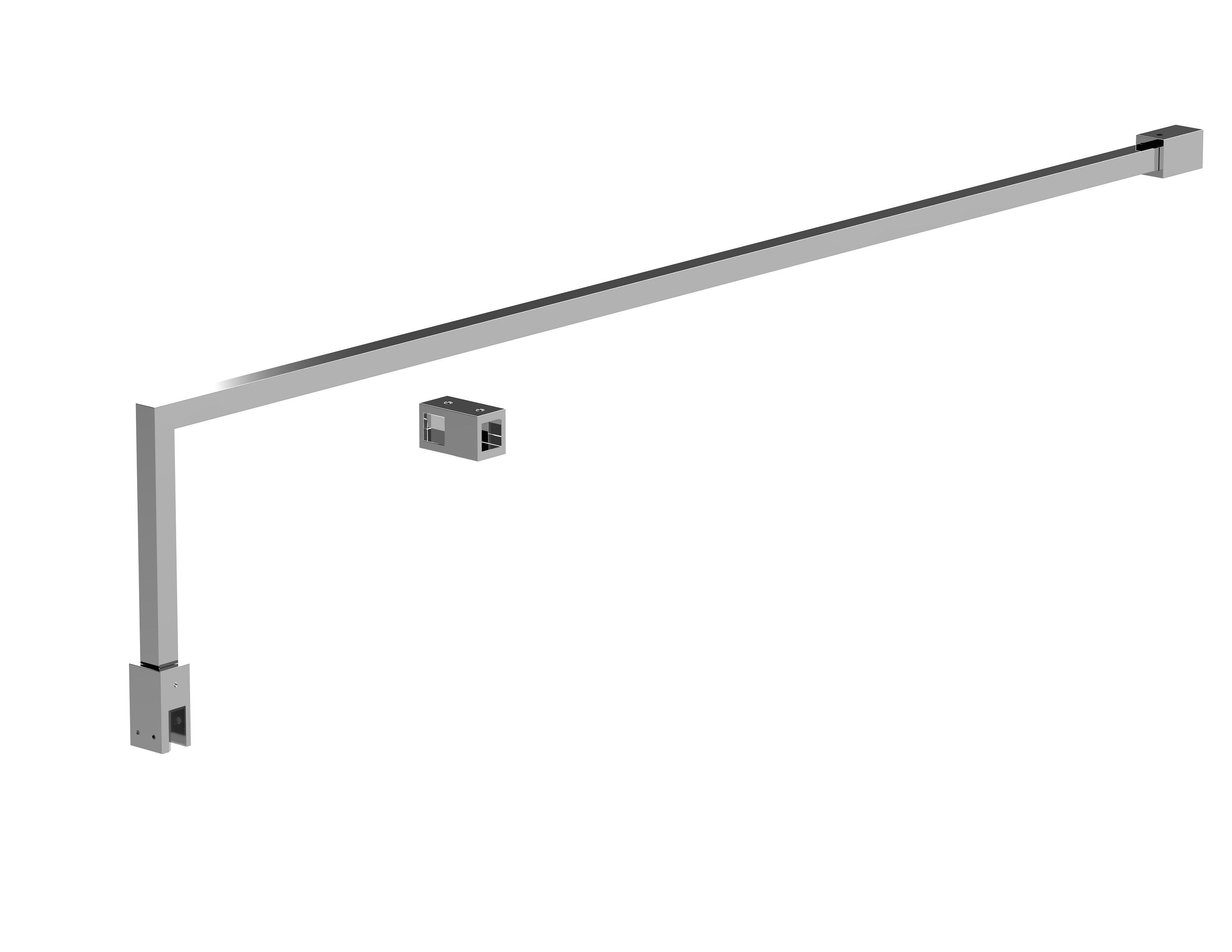 Nuie Chrome Wetroom Screen Support Arm