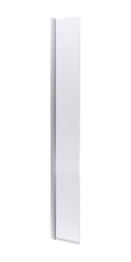 Nuie 322mm Semi-Frameless Chrome Hinged Wetroom Screen