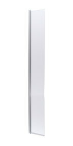 Nuie 322mm Semi-Frameless Chrome Hinged Wetroom Screen