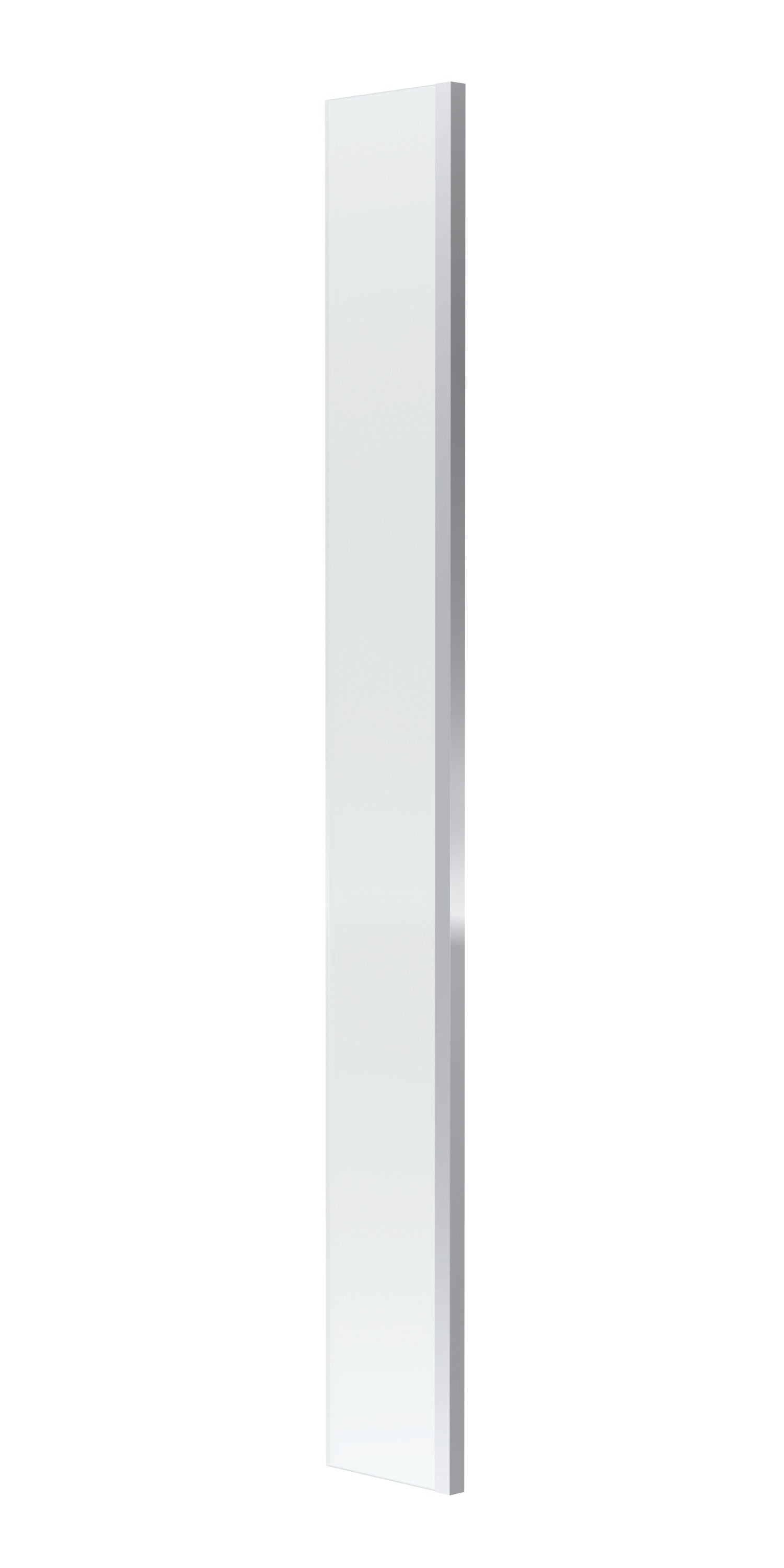 Nuie 215mm Semi-Frameless Chrome Wetroom Return Screen